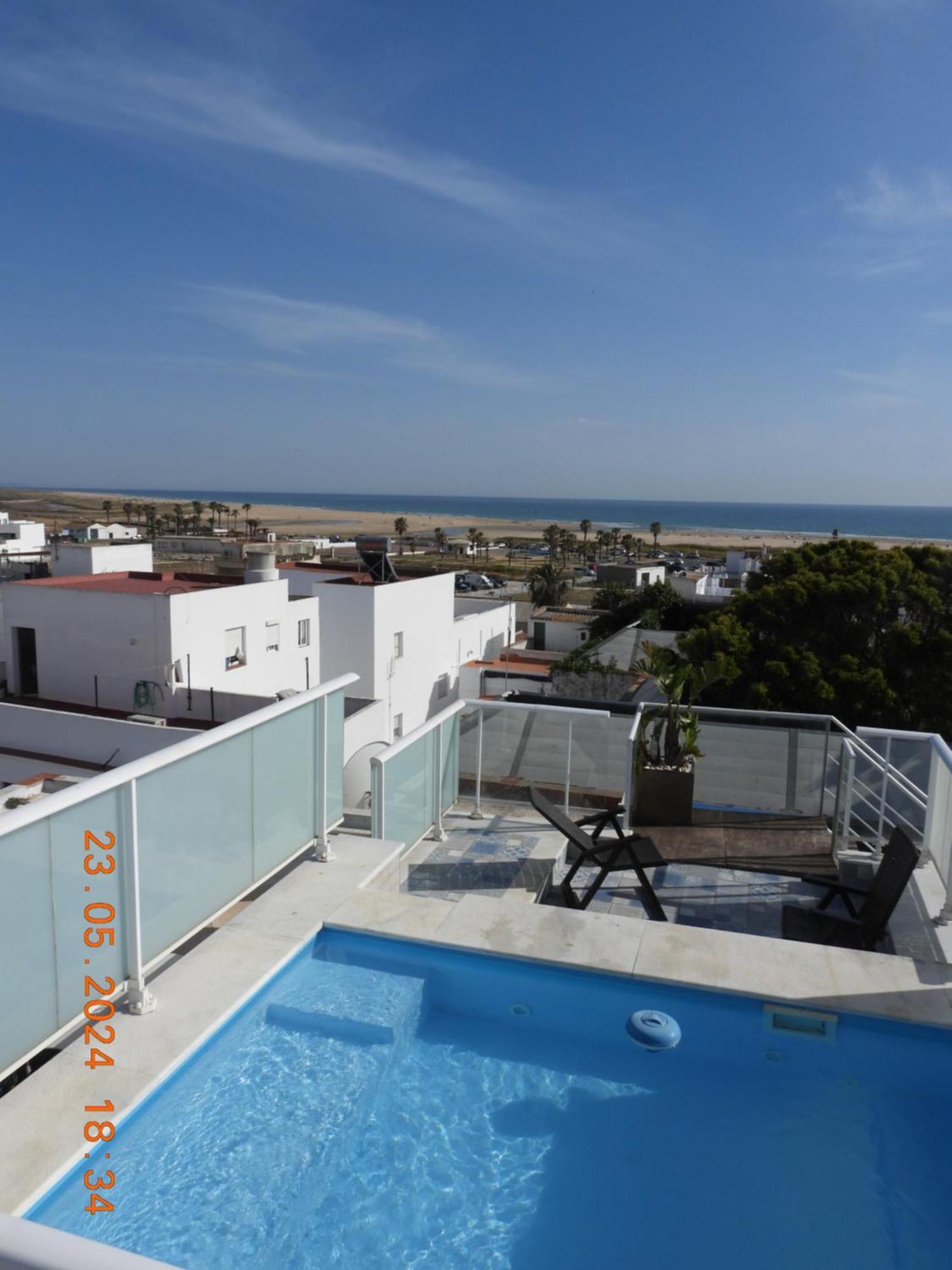 Aba Penthouse, Piscina&Azotea Privada Conil De La Frontera Exterior foto